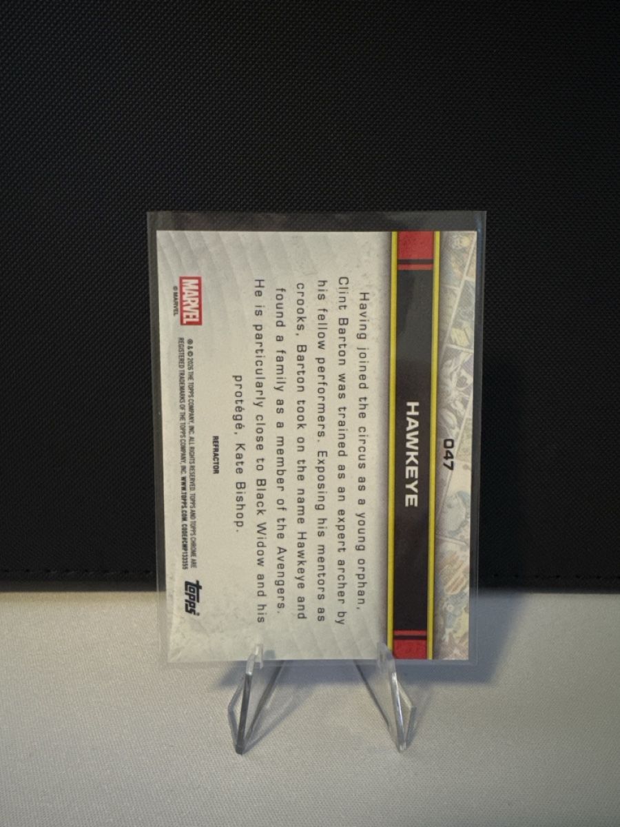 Topps Carte collezionabili: Topps Chrome Marvel Hawkeye Refractor – Nuovo (secondo la descrizione) da Dulliken venduto da alpi.cards 1