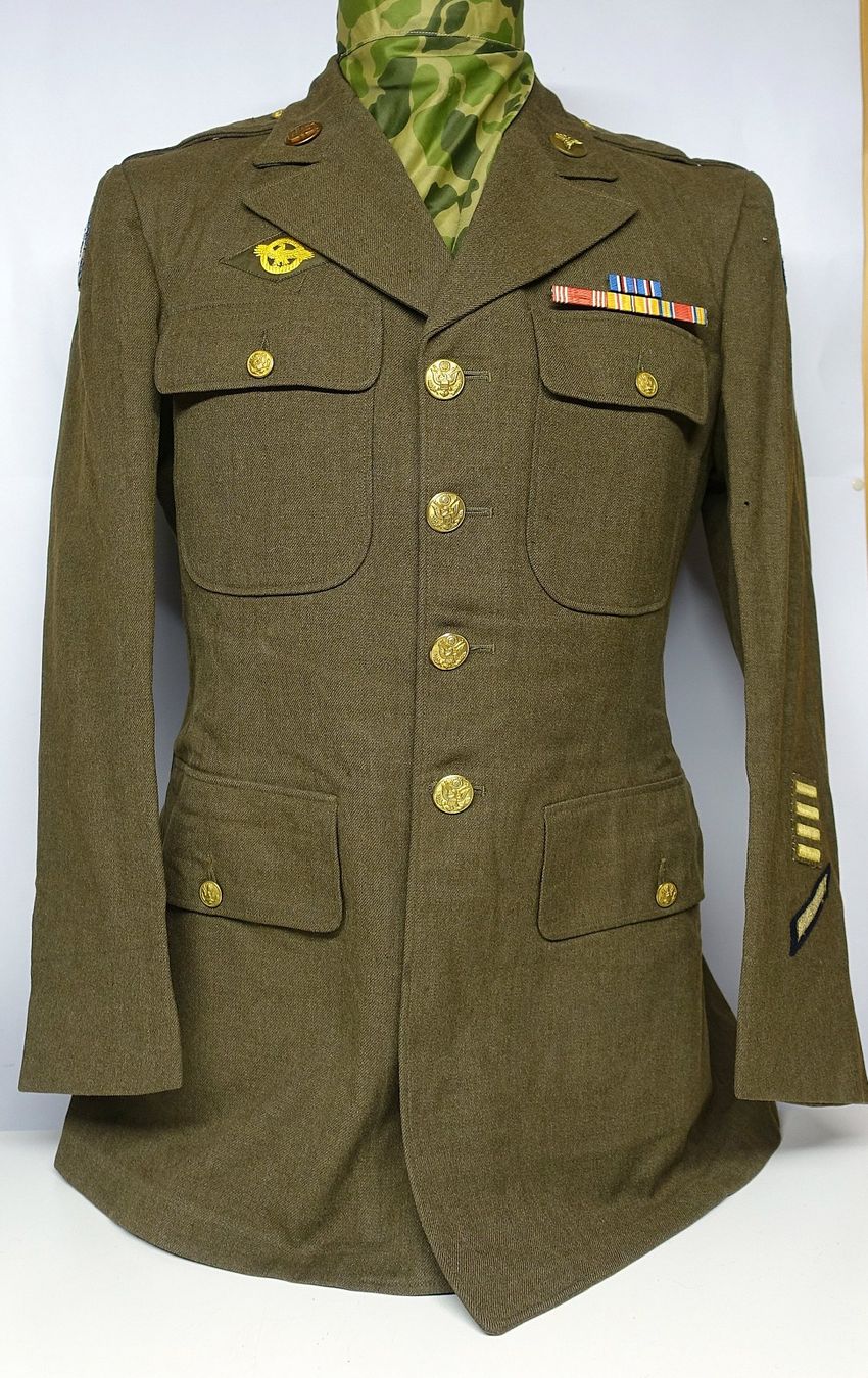 Uniformi: US Army Uniformjacke 2.WK Alaska Defense/9th Service Command – Usato da Kappelen venduto da Marmoe 2
