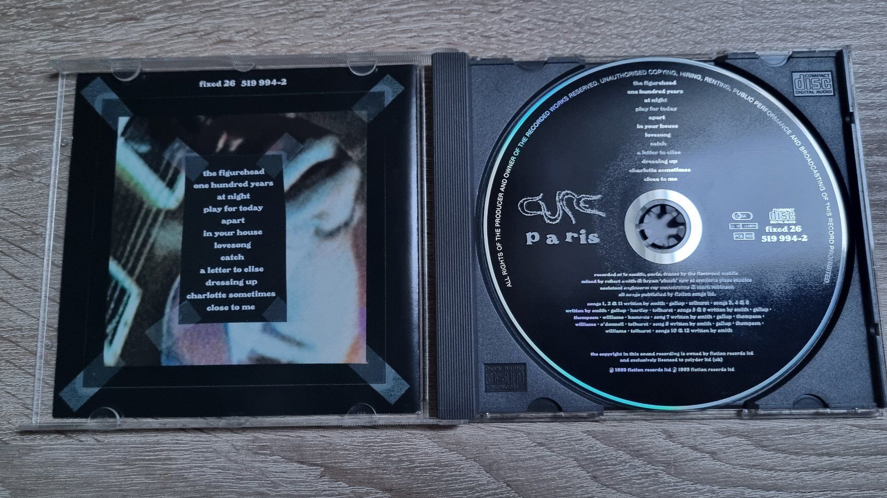 CD: The Cure - Paris – Usato da Hagenbuch ZH venduto da lecterr55 1