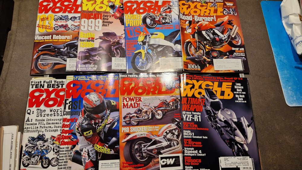 Riviste & Magazine: 29 Stk. US - Motorradzeitschrift  Cycle World – Usato da Wetzikon ZH venduto da Oldieslover 2