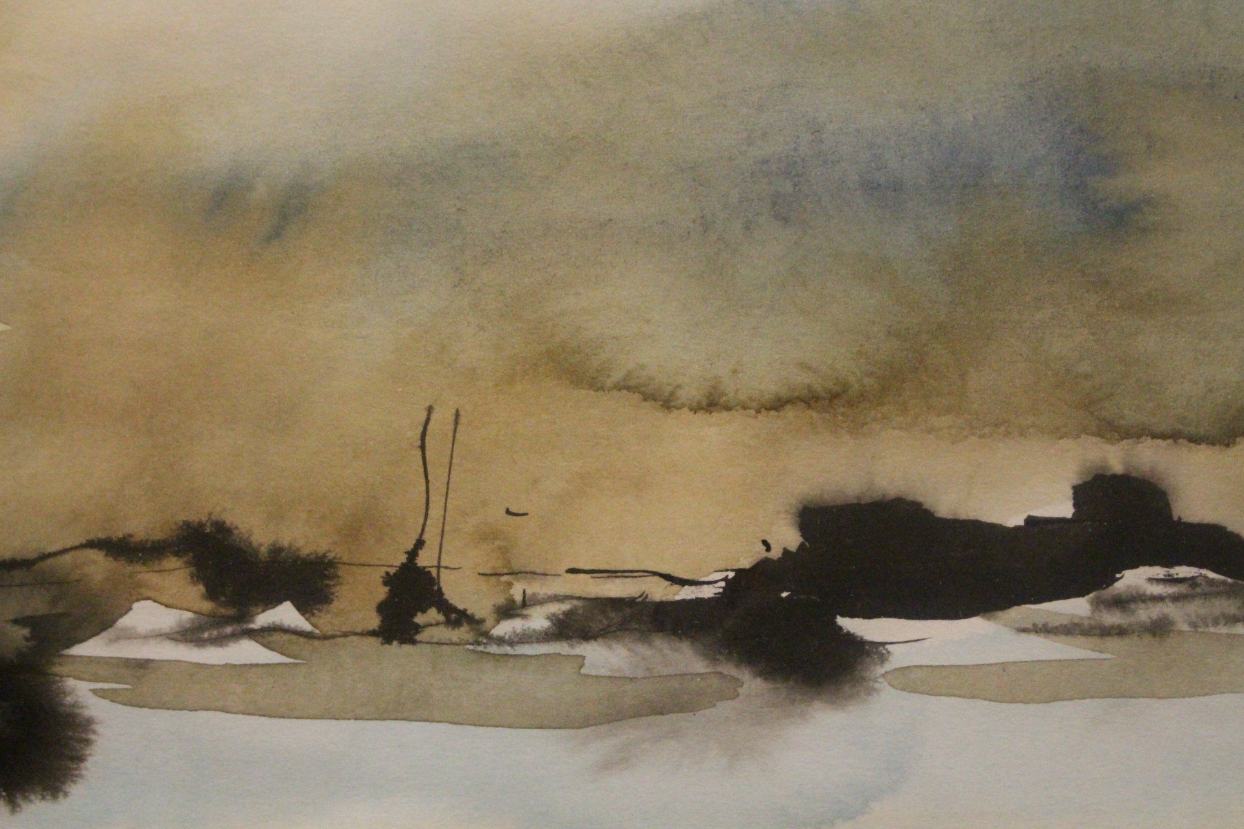 Gemälde: Original Aquarell Schweizer Kunstmalers Holzer – Gebraucht aus Bruettisellen von Collector_Store 5
