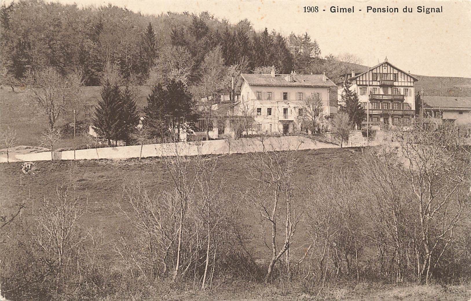 Cartoline postali: Gimel pension du signal – Usato da Biasca venduto da Blenio71