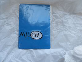 Blechschild geprägt Milch CH neu originalverpackt