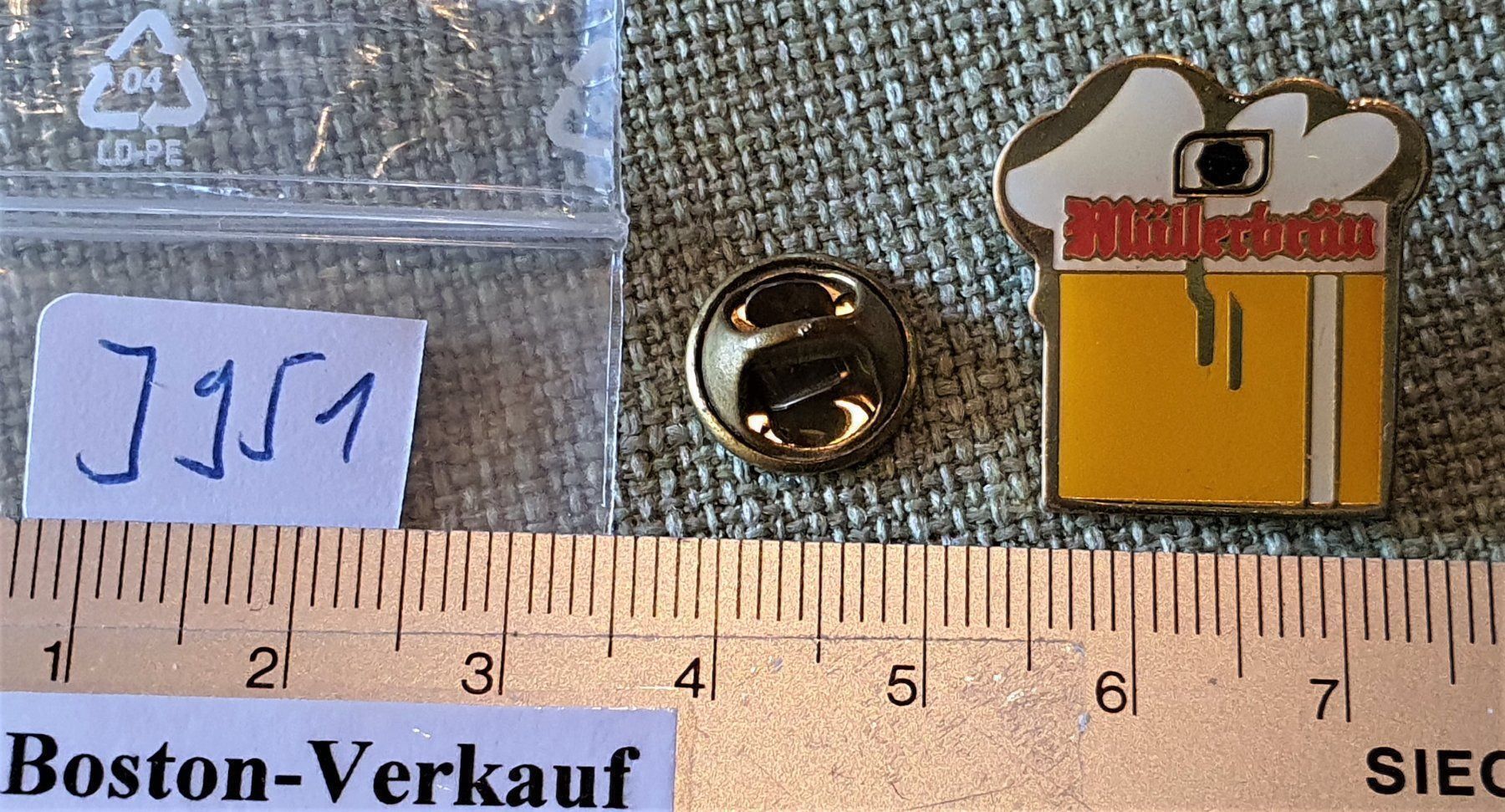 Placchette & Badge: J951 - Pin Müller Bräu – Usato da Reinach BL venduto da Boston-Verkauf 1