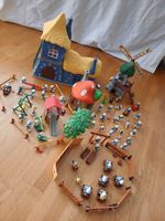 51 Stk Schlumpf Figuren und Haus & Schule