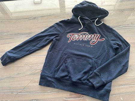 Damen Kapuzenpullover Tommy Hilfiger blau Grösse M 💙