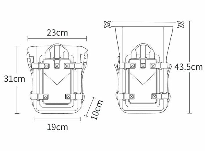 Borse: Multifunktionale Wasserdichte Motorrad-Seitentasche 8L – Nuovo e nell'imballaggio originale da Châtelaine venduto da topshop.switzerland 5