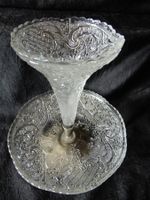 Antiker Tafelaufsatz mit Einsteckvase Jugendstil