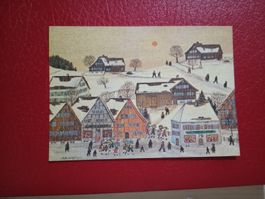 AK Bauernmalerei Waldburger alter Silvester 1980