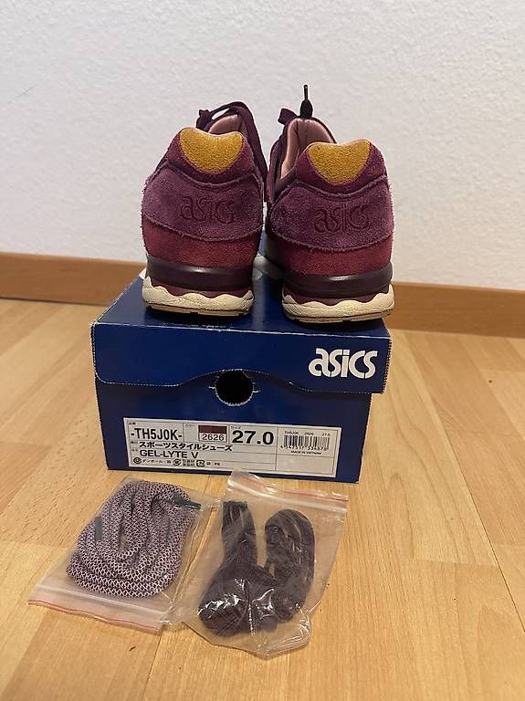 Asics Scarpe da uomo: Asics Gel Lyte V - Mita Sneakers - Dried Rose – Usato da Magden venduto da jeandeig 2