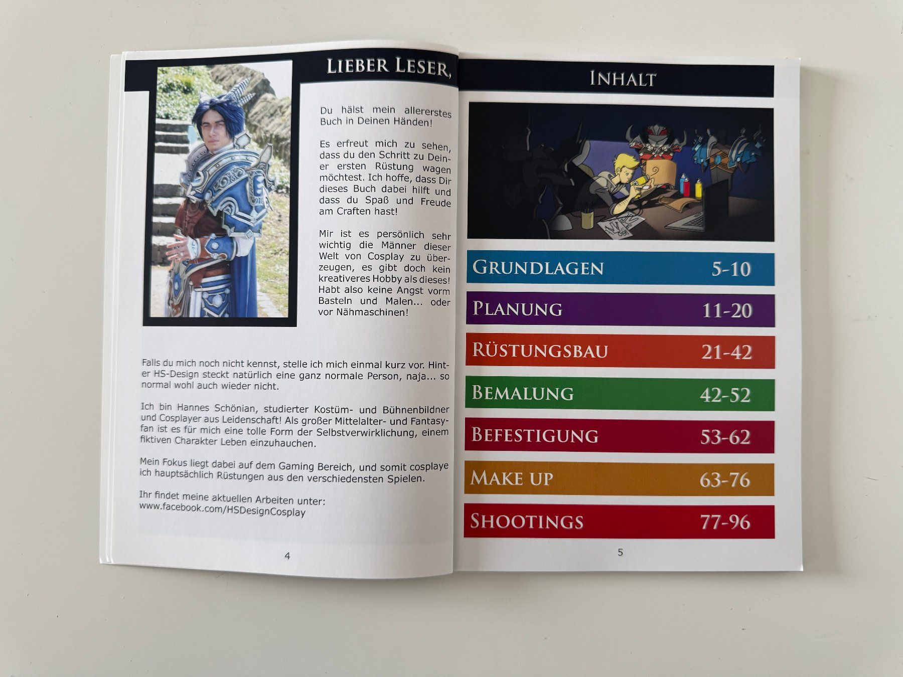 Bücher: Cosplay Tutorial Buch Deutsch HS-Design Cosplay Warrior – Gebraucht aus Rheinfelden von Eldritchwitch 1