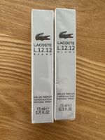Lacoste L12.L12 Blanc EDP 2x Pen Sprays 7.5ml - NEU!