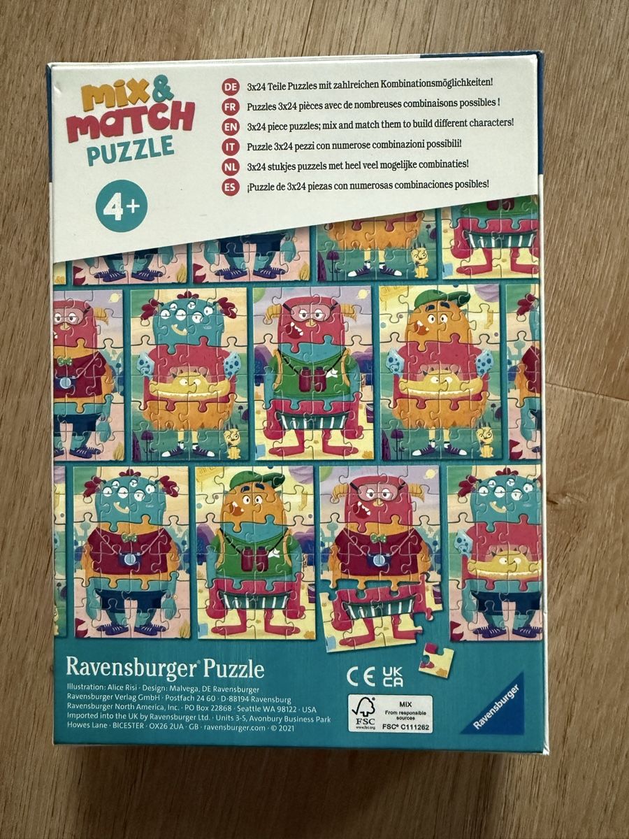Ravensburger Puzzle: Ravensburger Mix&Match Puzzle – Nuovo (secondo la descrizione) da Vordemwald venduto da Friese70 1