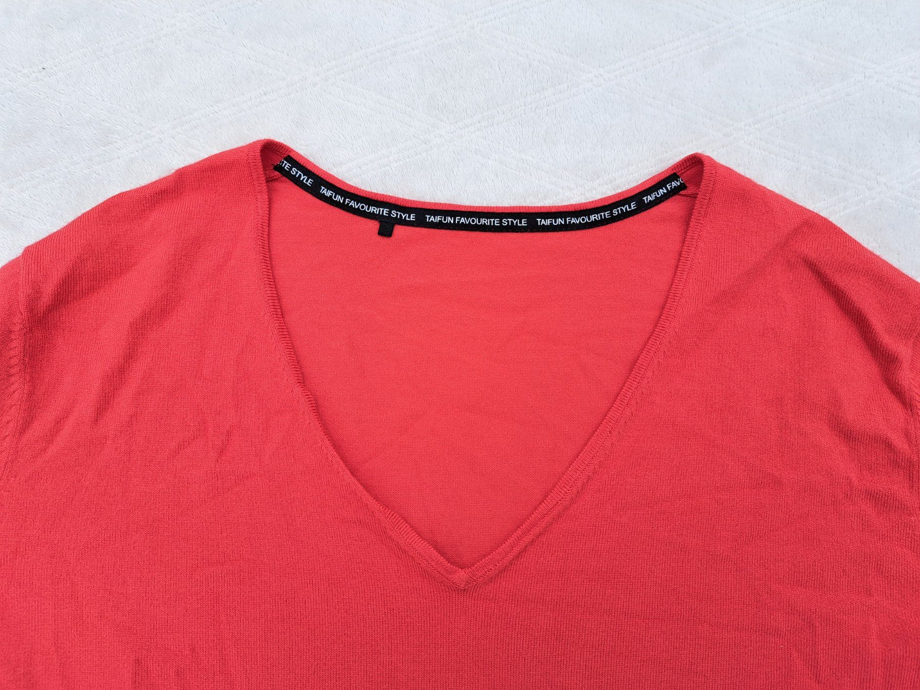 Pullover & Sweatshirts: Roter TAIFUN Pullover Gr. M Damen V-Ausschnitt – Gebraucht aus Gysenstein von joshuas81 1