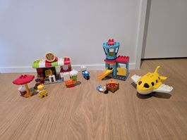 Lot 2 Sets DUPLO (L'aéroport + La pizzeria) + Grande boite