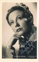 Carola Höhn 1910-2005 Autogramm signiert Vintage Foto 9x14cm