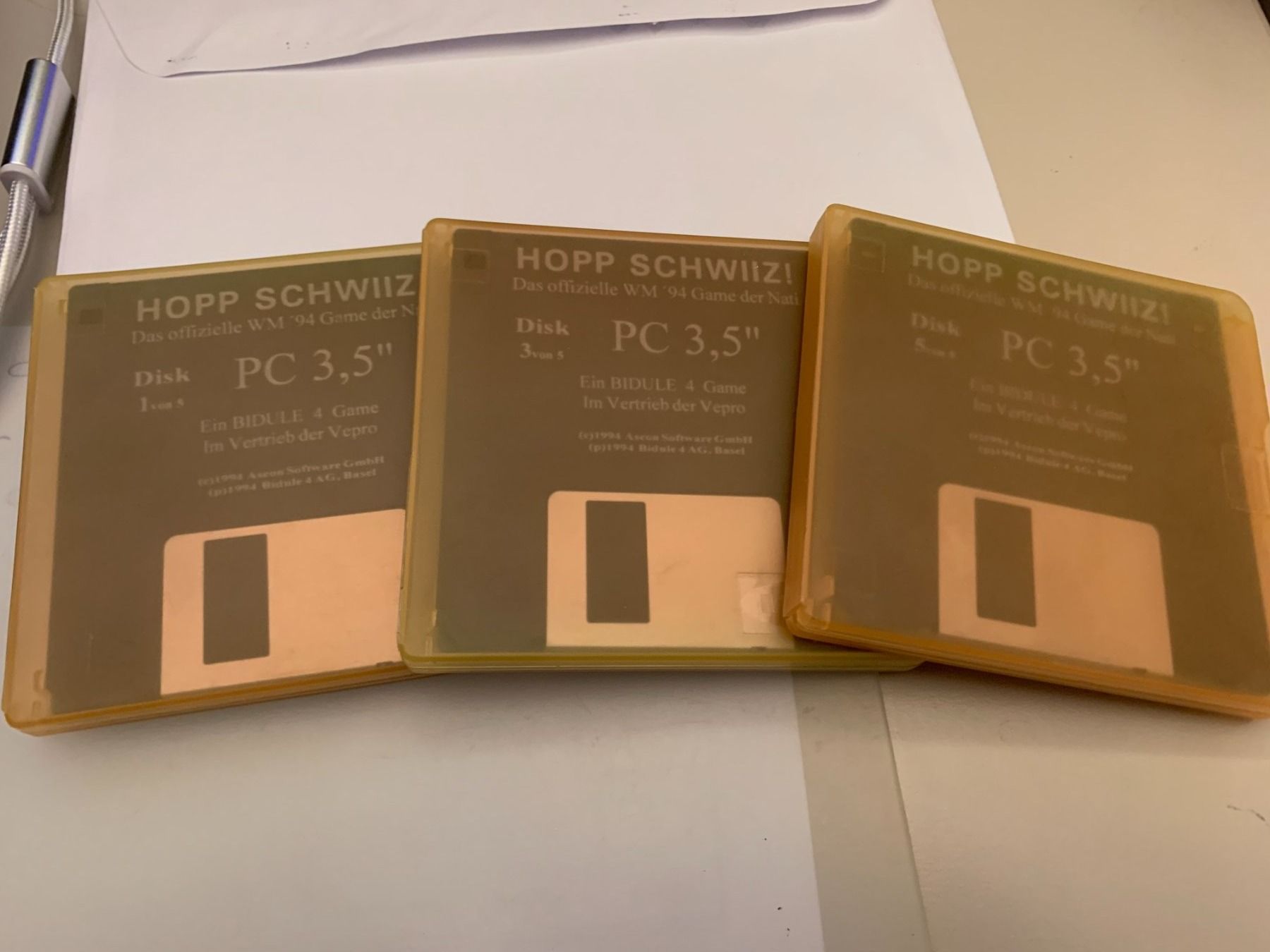 Software: HOPP SCHWIIZ ! WM Game 1994 – Neu (gemäss Beschreibung) aus Worben von Golftinu