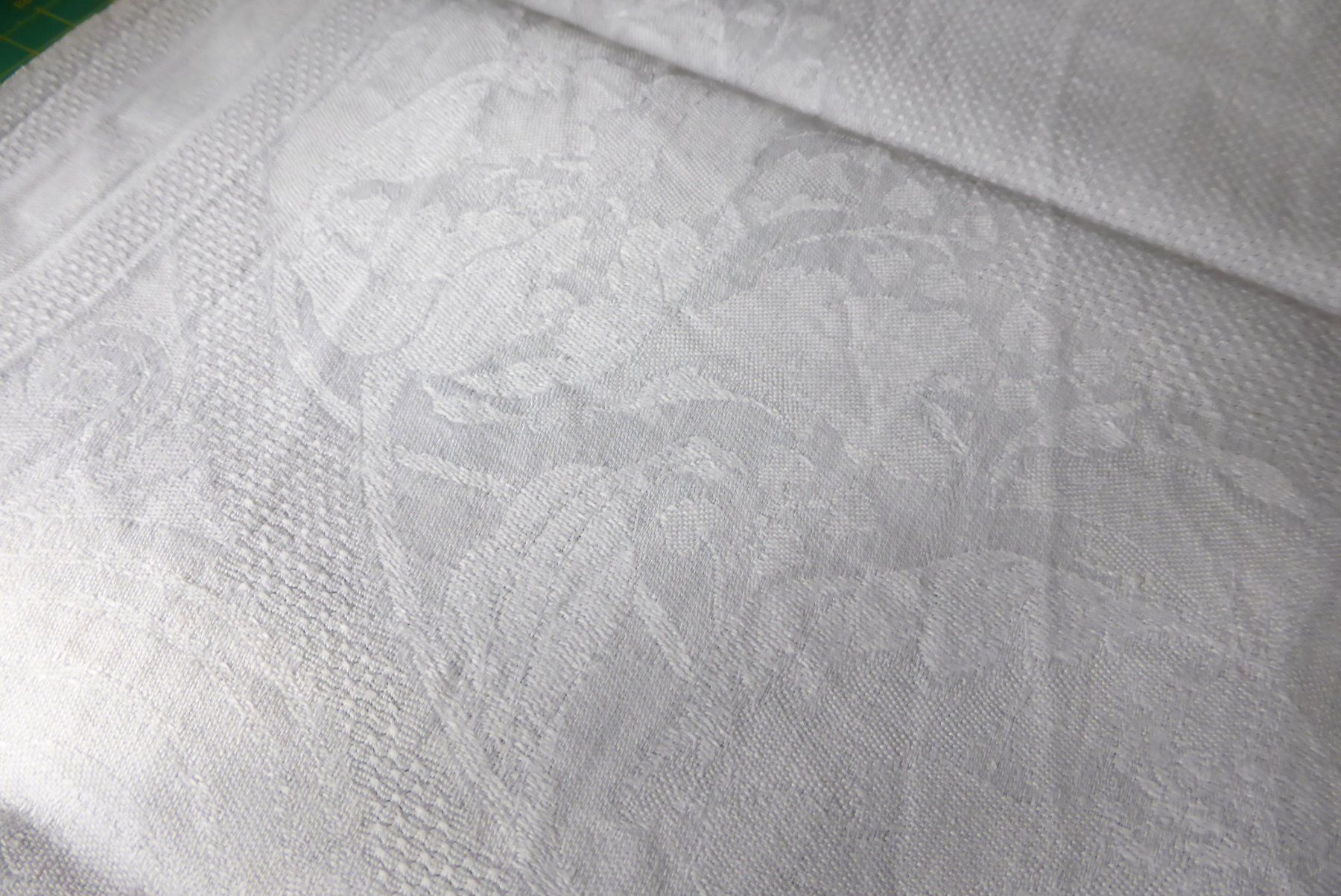 Strofinacci: Antikes Leinen Geschirrtuch mit Initialen weiss 56 x 95 cm – Usato da Brunnadern venduto da pinkfaden 3
