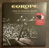 EUROPE „Live Sweden Rock“ 3LP Colored VINYL Ltd 1000 Sealed!