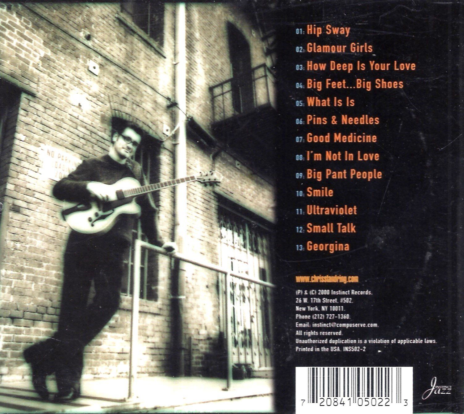 CD: Chris Standring HIP SWAY Richard Elliot Smooth Jazz CD – Usato da Kandergrund venduto da Sososo 1