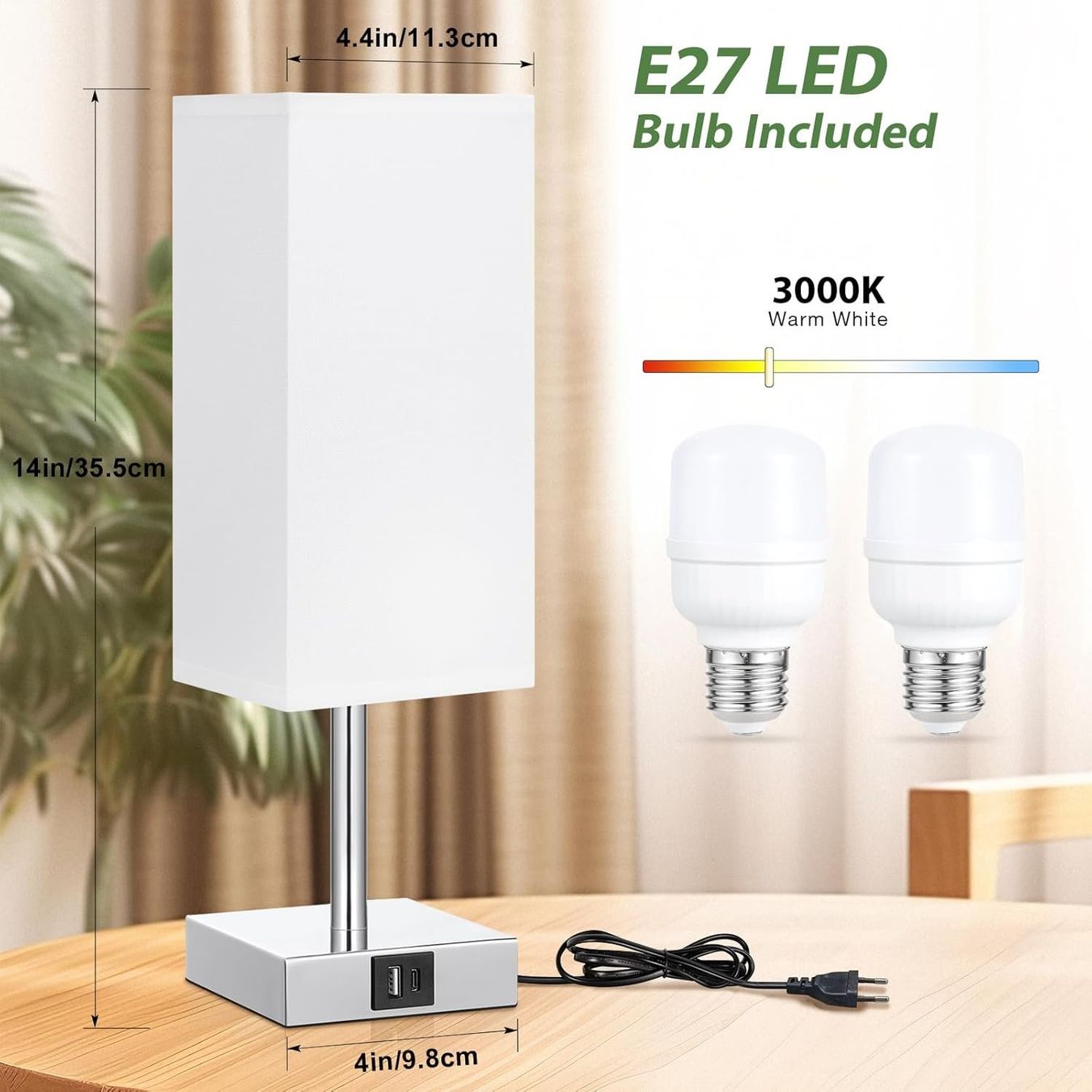 Lampade: Nachttischlampe Touch Dimmbar 2er Set – Nuovo e nell'imballaggio originale da Nuglar venduto da SaleRitter 6