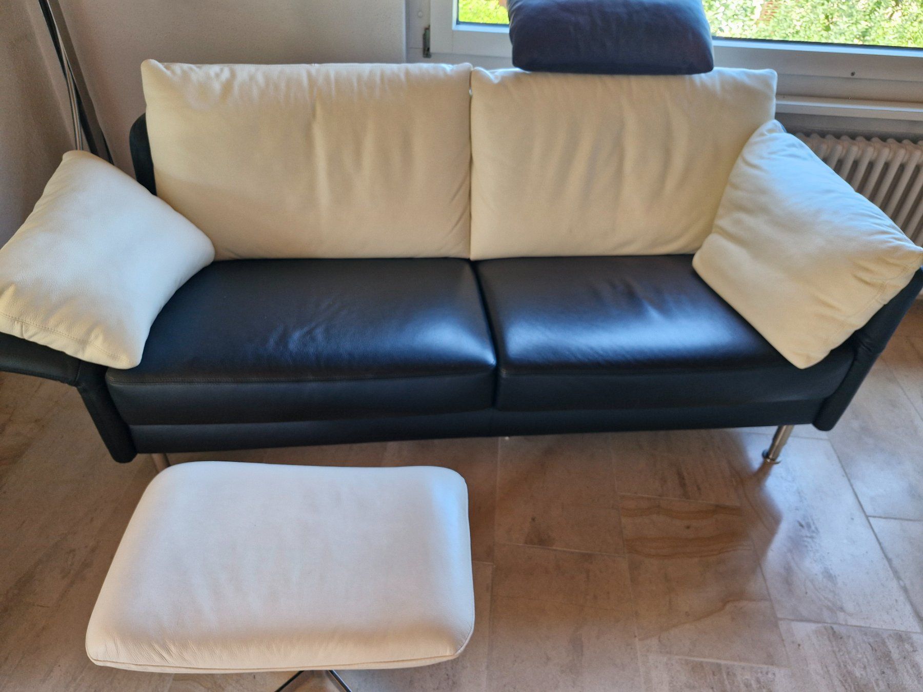 Pfister Sofas: Ledersofa – Gebraucht aus Muhen von Egli12