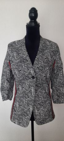 Kenny S. Blazer Mariella Zebra-Muster Grösse 38 