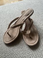 Beige Flip Flop Sandalen Grösse 40