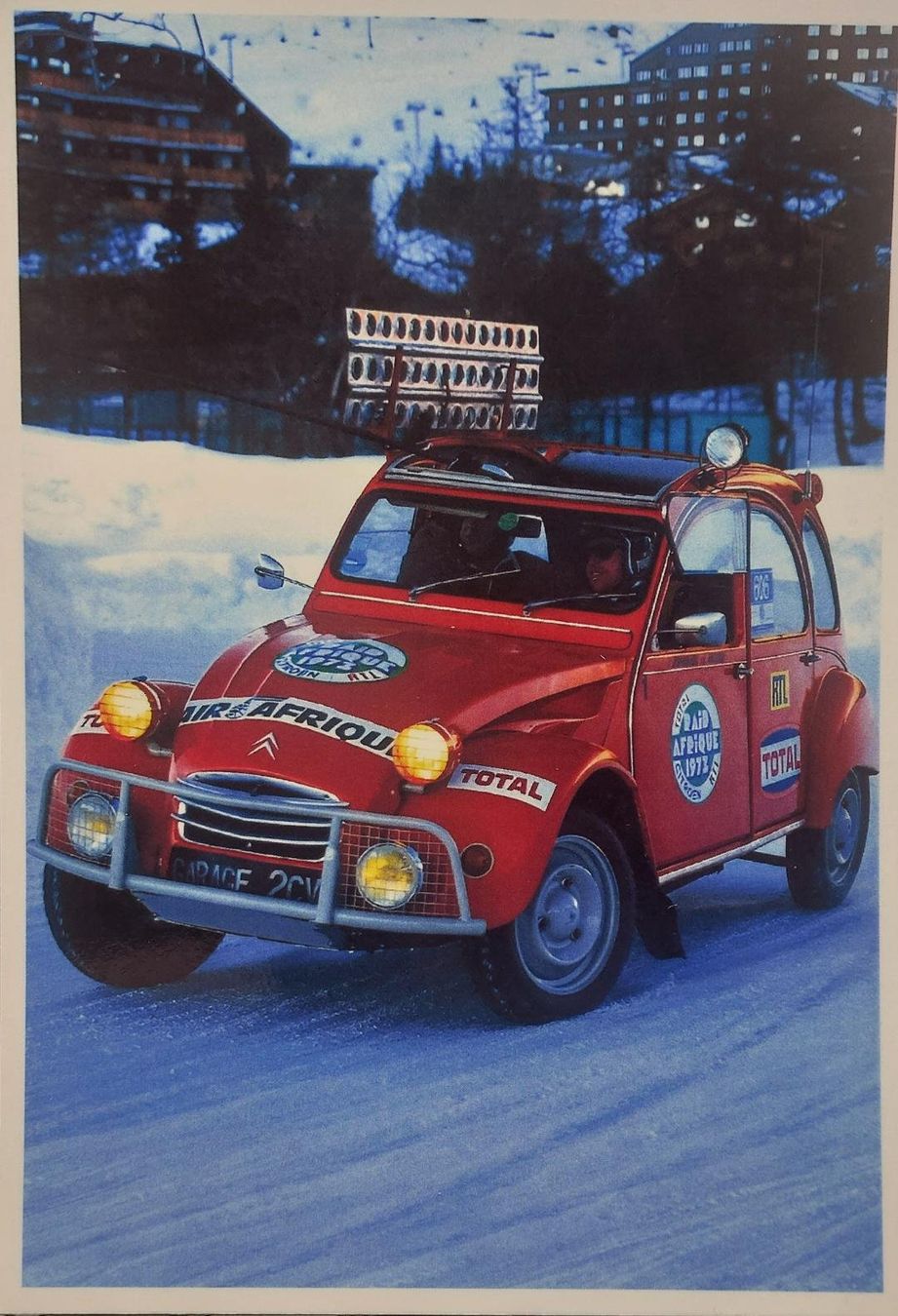Cartoline postali: CITROËN 2CV  RALLYE NEIGE – Nuovo (secondo la descrizione) da Delémont venduto da Domdom1