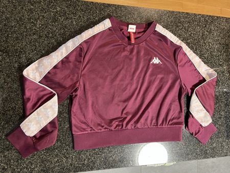Kappa Sport Pullover in Weinrot, Grösse M - Top Zustand!