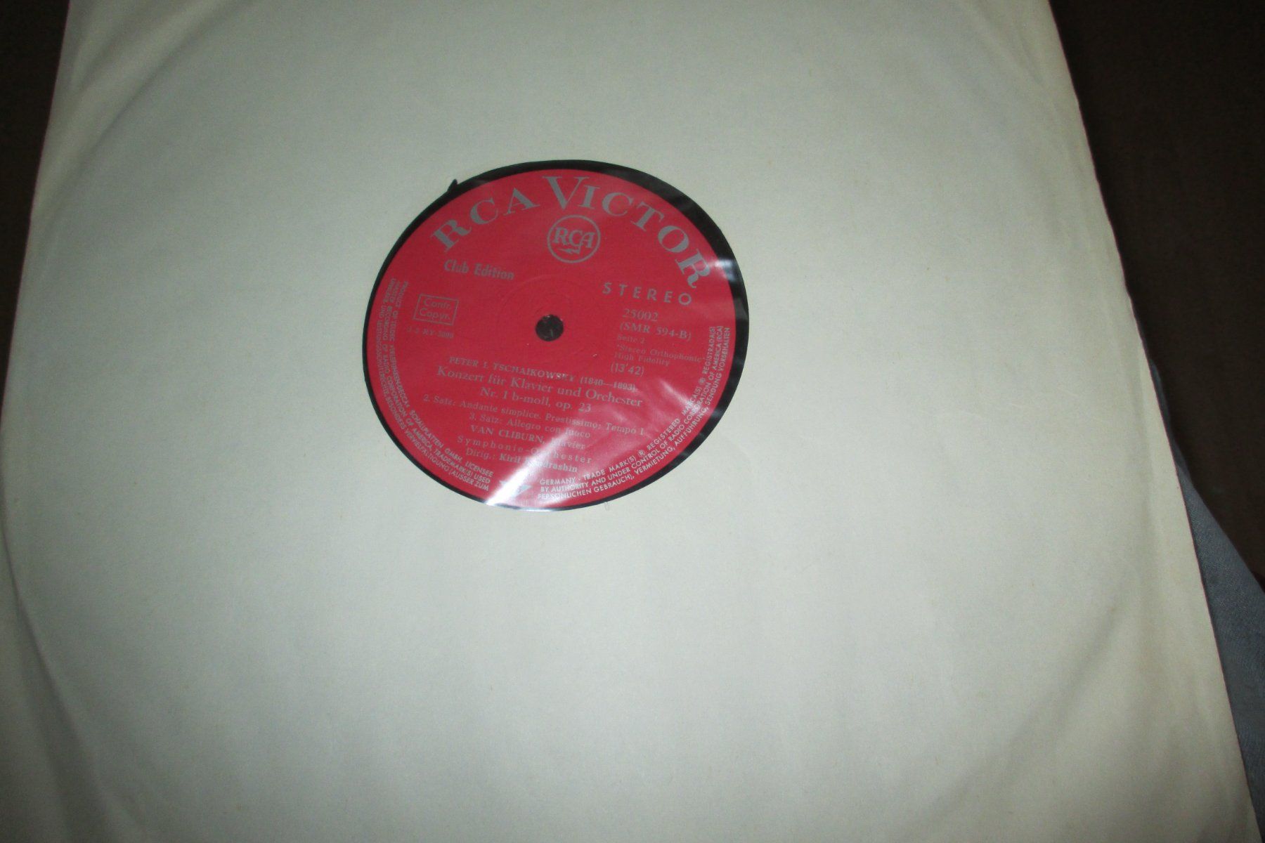 Schallplatten: Schellak Schallplatte, Peter I.Tschaikoswsky – Gebraucht aus Zürich von burgi9