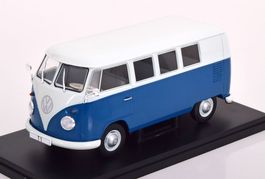 VW T1b Bus "Bulli" 1960-1963 blau / weiss  1:24 von WhiteBox