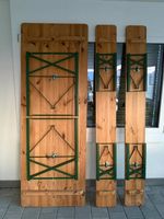 Biergarnitur Holztisch und Bänke Klappbar 220x25cm gebraucht