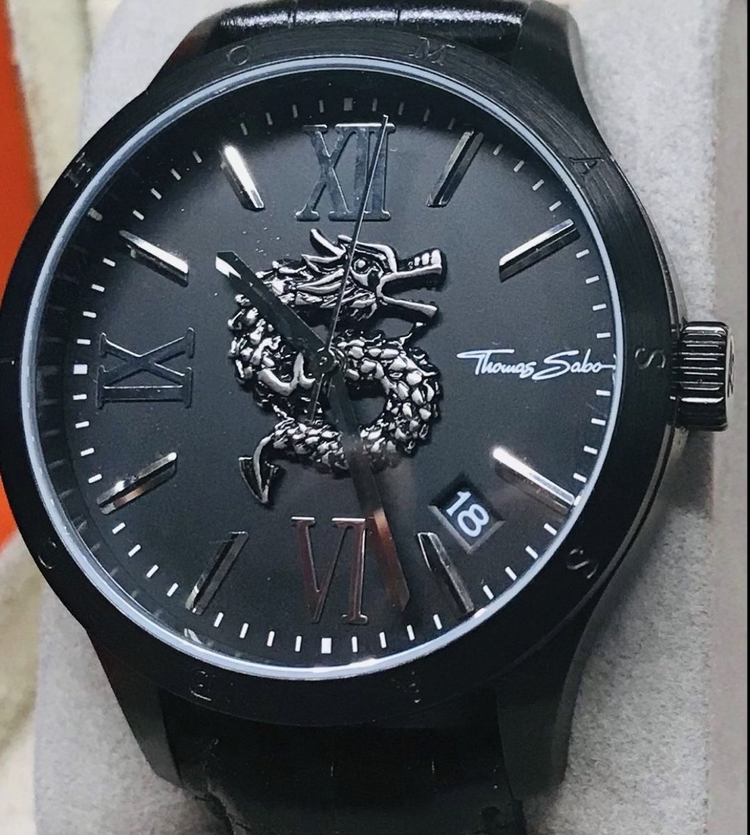 Thomas Sabo Orologi: Thomas Sabo Uhr mit Lederarmband – Usato da Uerikon venduto da ZurichCity01