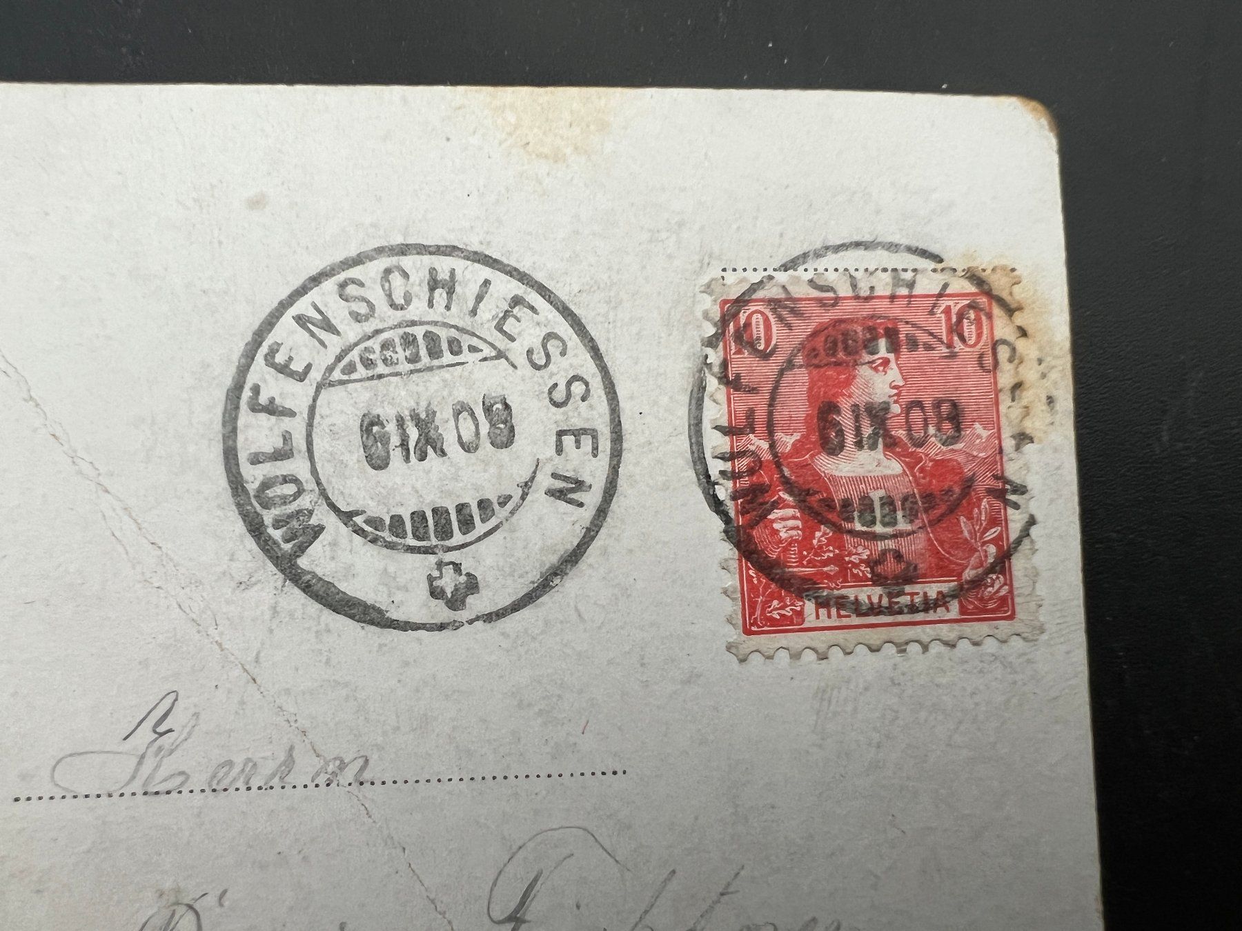 Cartoline postali: AK  1908 Stans  Panorama  (G1335) – Usato da Hinwil venduto da Sidi4 1