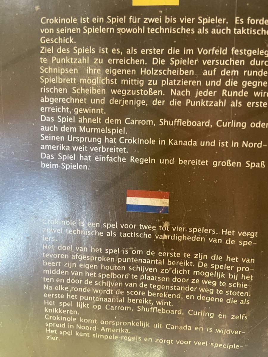 Spiele: Crokinol Brettspiel – Gebraucht aus Wädenswil von beanouk 1