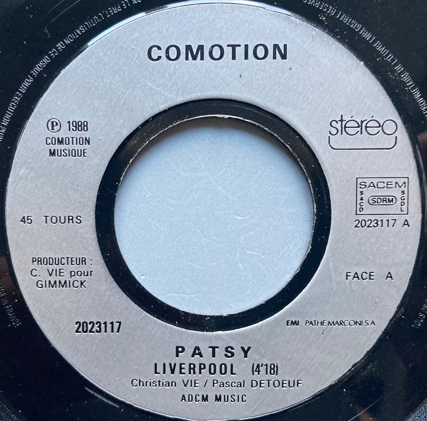Vinyles: PATSY - LIVERPOOL – D'occasion à Poliez-Pittet par Newtown-Records 2
