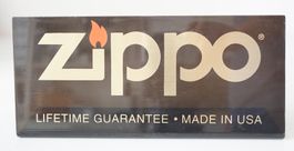 ZIPPO® WERBESCHILD - PLEXIGLAS - ca. 27 x 12 cm
