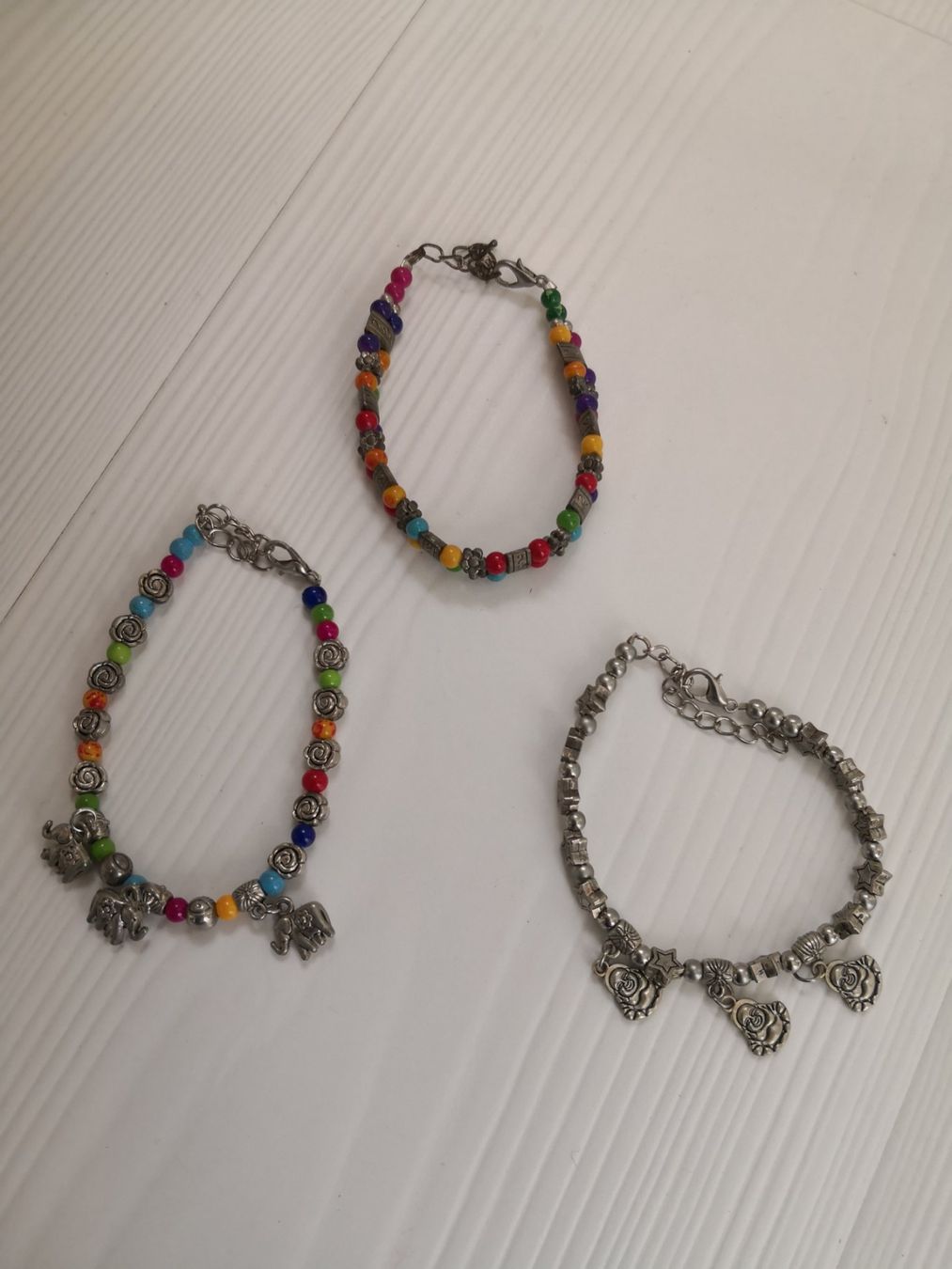 Armbänder & -reifen: 🤩BOHO-CHIC 3 ETHNO ARMBÄNDER MIT PERLEN & AMULETTEN NEU – Neu (gemäss Beschreibung) aus Olten von Naja-Twins-Twins 4