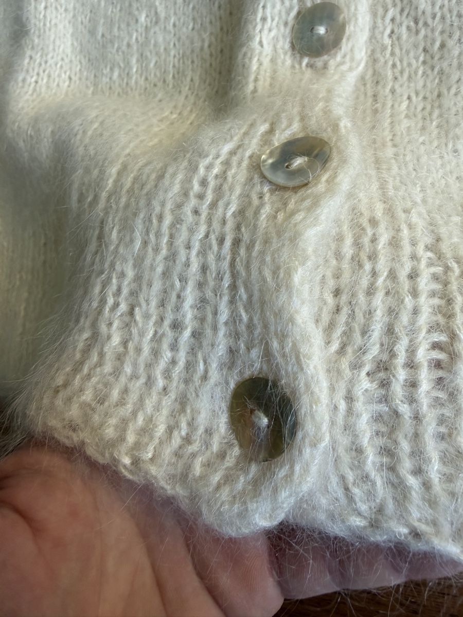 Maglioni & Felpe: Cardigan in seta mohair handmade – Nuovo (secondo la descrizione) da Cademario venduto da Iby_30 5