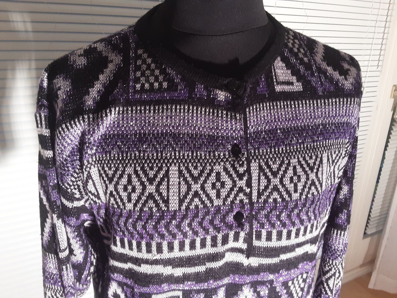 Maglioni & Felpe: ENDET Winter glitzer  Strickpulli  mit Muster, Grösse 46 – Nuovo (secondo la descrizione) da wolfhalden venduto da 46464646 2