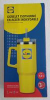 LIDL - Gobelet Isotherme en acier inoxydable couleur jaune