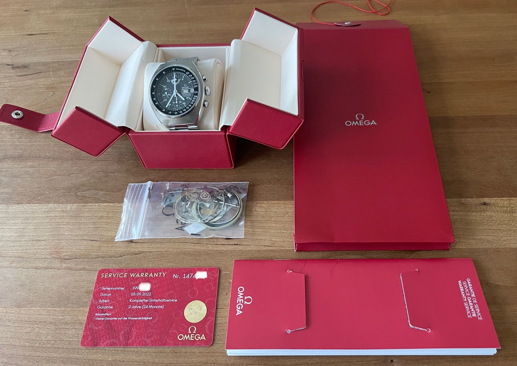 Omega Uhren: Omega Speedmaster Mark 4.5 Automatic 176.0012 inkl. Revision – Gebraucht aus Embrach von  1