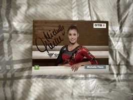 Unterschriebenes Bild Michelle Timm DTB Sportlerin Grösse ca