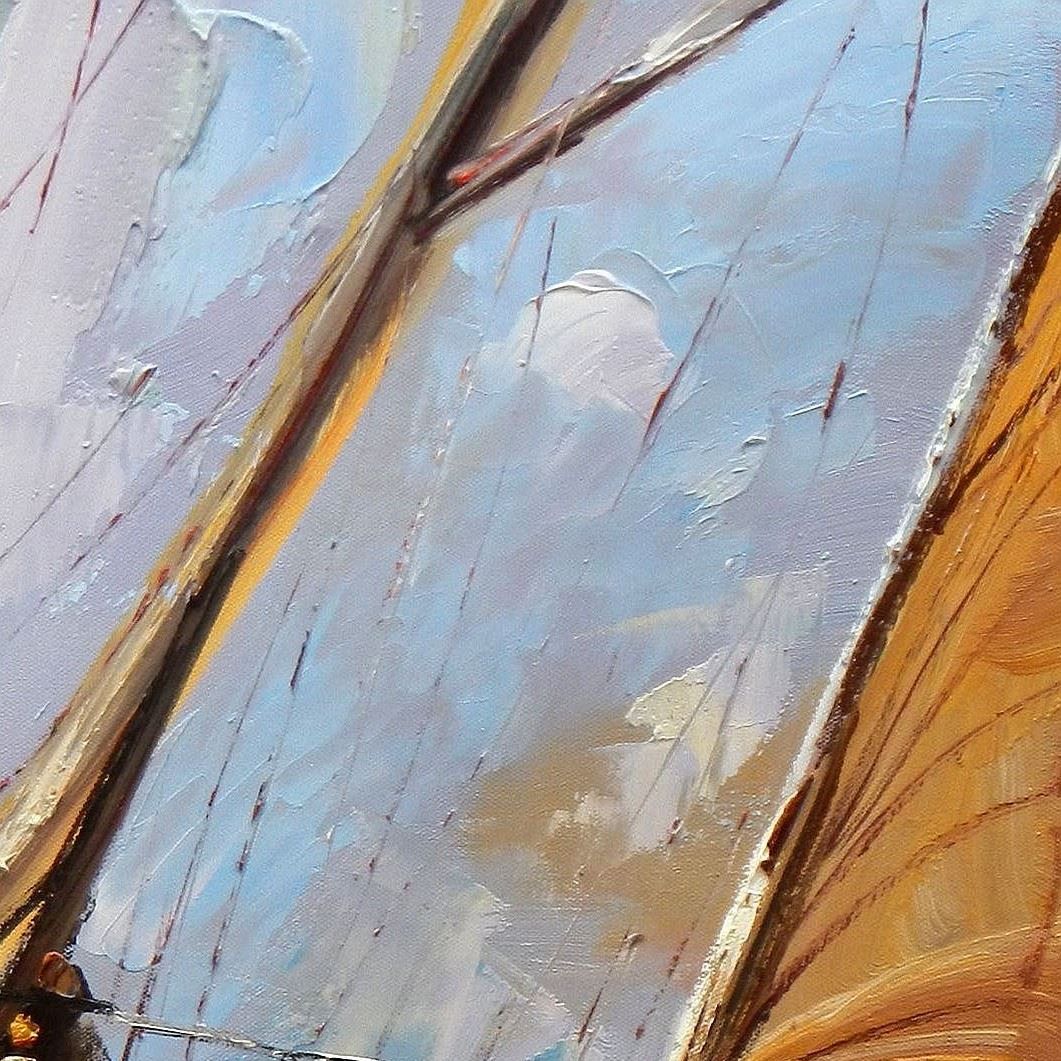 Reproduktionen & Neuware: Modern Art - Segelregatta vor Helgoland – Neu (gemäss Beschreibung) aus Larnaca von KunstDepot24 3