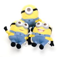 3D Minions Plüsch Figuren - 3x DESPICABLE ME Spielzeug Minio