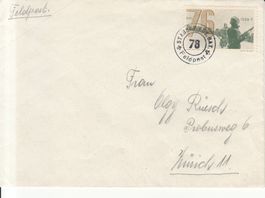 Infanterie Wi 444 auf Brief