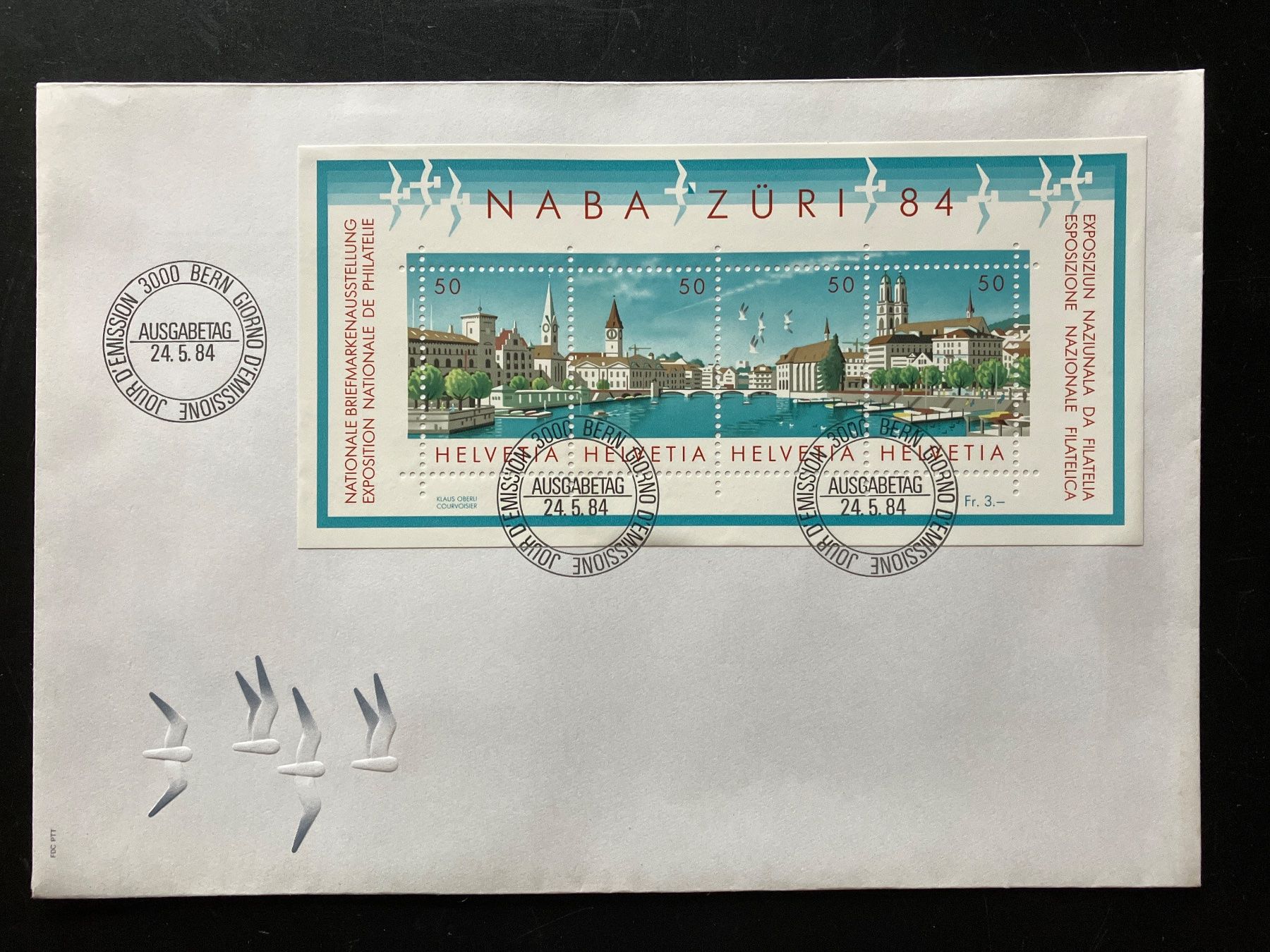 Tutti i francobolli: Schweiz FDC 1983-85 komplett – Usato da Nesslau venduto da zueri6 1