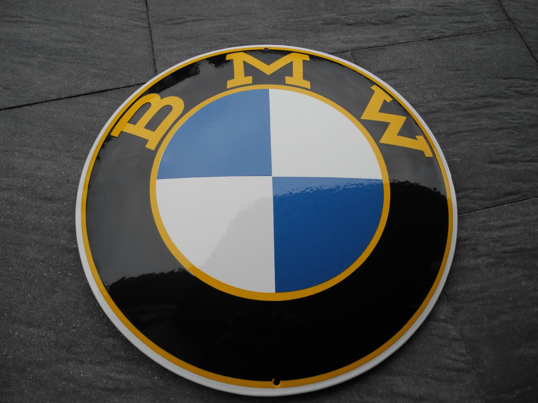 BMW Schilder: XL BMW EMAILSCHILD – Neu (gemäss Beschreibung) aus Reinach AG von Huckleberrysix 1