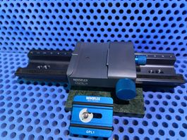 Novoflex Castel-Q, Makro-Einstellschlitten mit Wechselplatte
